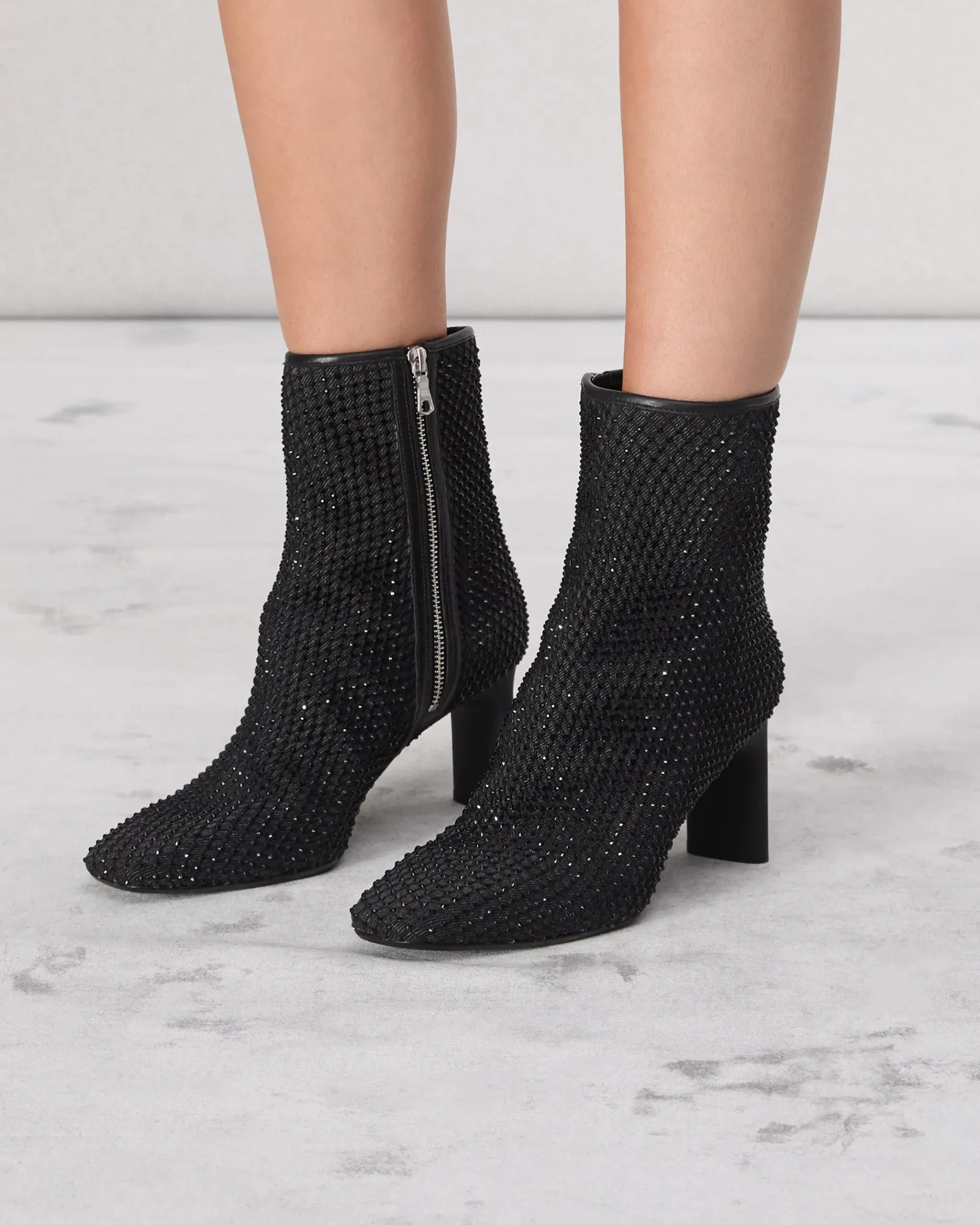 rag & bone Aja Diamante Boot Black Denim Online