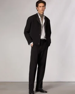 rag & bone Anton Striped Blazer Black Pinstripe Shop