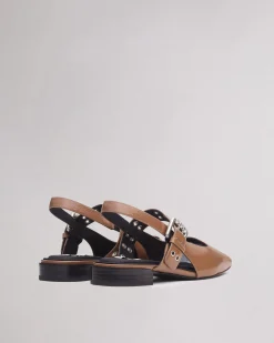 rag & bone Astra Leather Slingback Taupe Patent Online