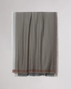 rag & bone Astrid Wool Scarf Mid Grey Best