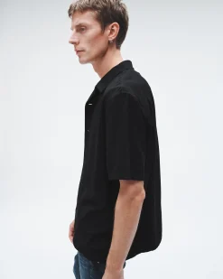 rag & bone Avery Viscose Shirt Black Hot