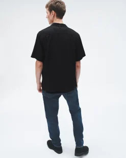 rag & bone Avery Viscose Shirt Black Hot