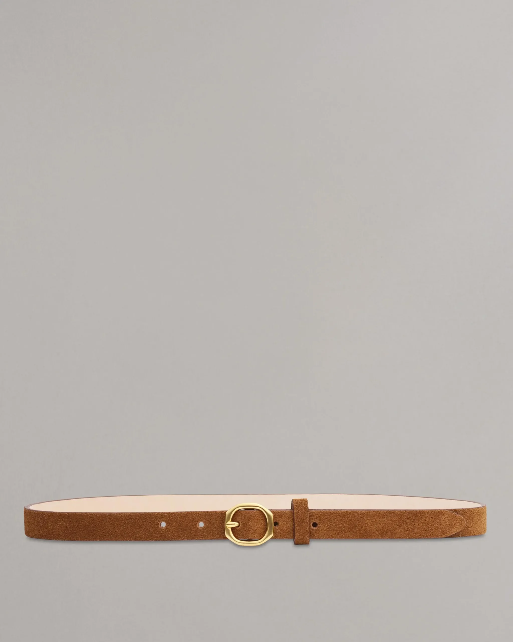 rag & bone Baby Audrey Suede Belt Brownwood Suede Hot