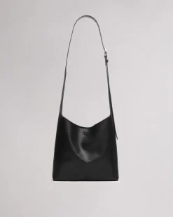 rag & bone Belize Small Leather Shopper Black Shop