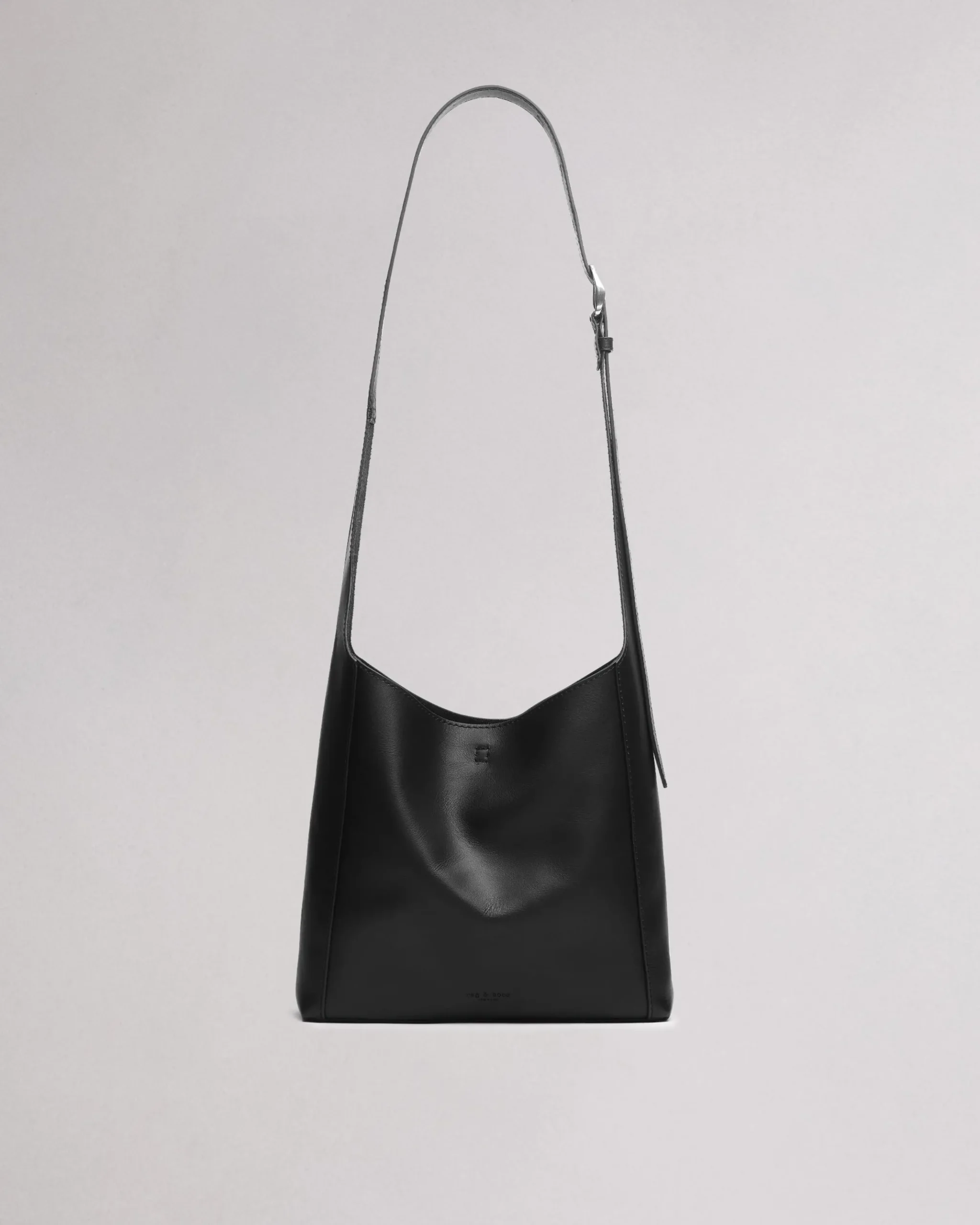 rag & bone Belize Small Leather Shopper Black Shop