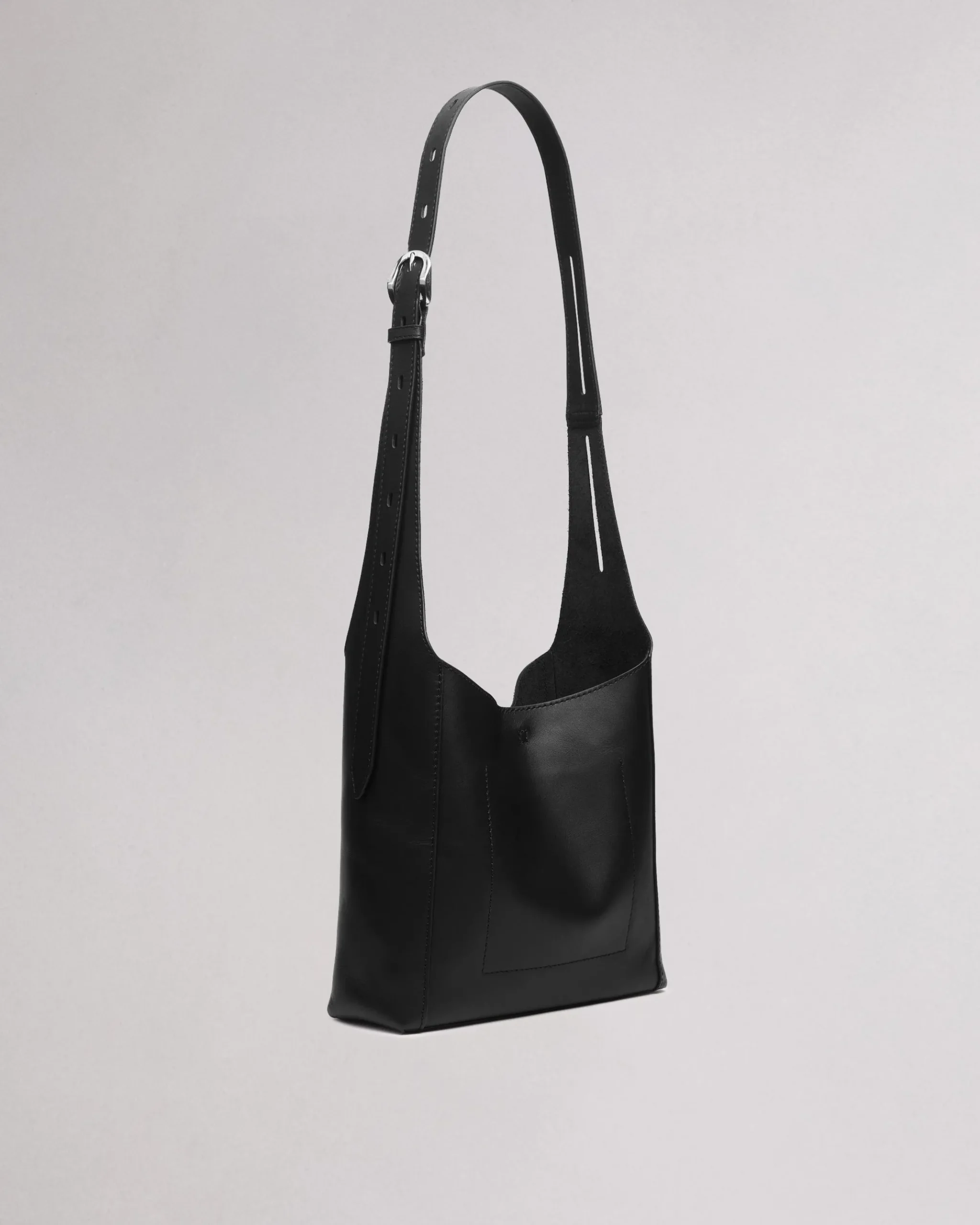 rag & bone Belize Small Leather Shopper Black Shop
