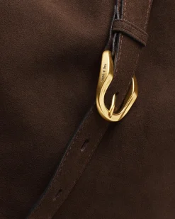 rag & bone Belize Suede Shopper Dark Espresso Suede Store