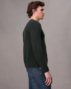 rag & bone Bennet Slim Fit Crewneck Sweater Forest Green Store