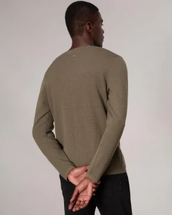 rag & bone Bennet Slim Fit Crewneck Sweater Sage Clearance