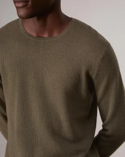 rag & bone Bennet Slim Fit Crewneck Sweater Sage Clearance