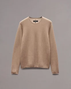rag & bone Bennet Slim Fit Crewneck Sweater Desert Best Sale
