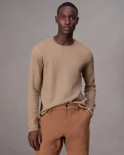 rag & bone Bennet Slim Fit Crewneck Sweater Desert Best Sale