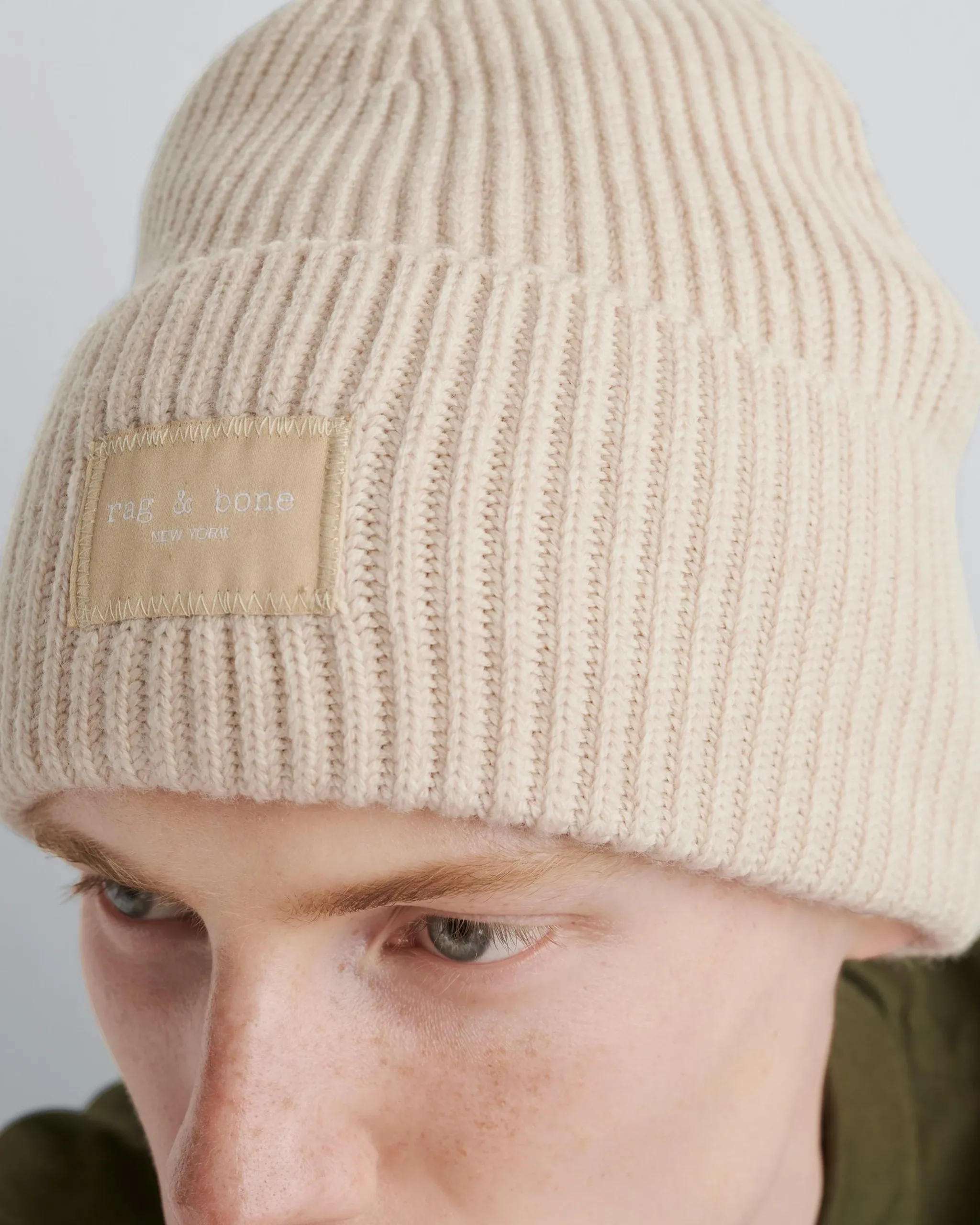 rag & bone Blake Beanie Ivory Cheap