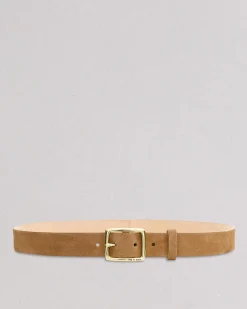 rag & bone Boyfriend Suede Belt Camel Best Sale