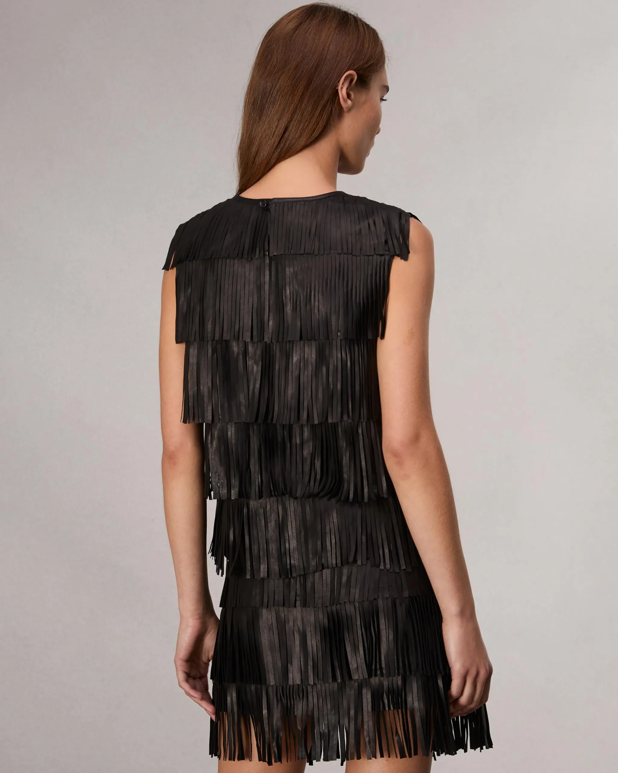 rag & bone Britney Leather Top Black Discount