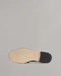 rag & bone Carter Leather Loafer Black/White Shop
