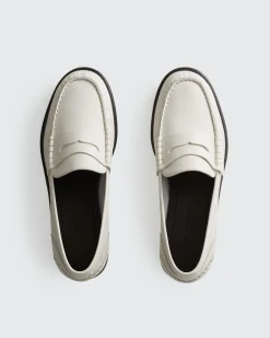 rag & bone Carter Leather Loafer Antique White Shop