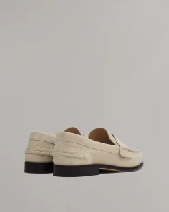 rag & bone Carter Suede Loafer Light Sand Suede New