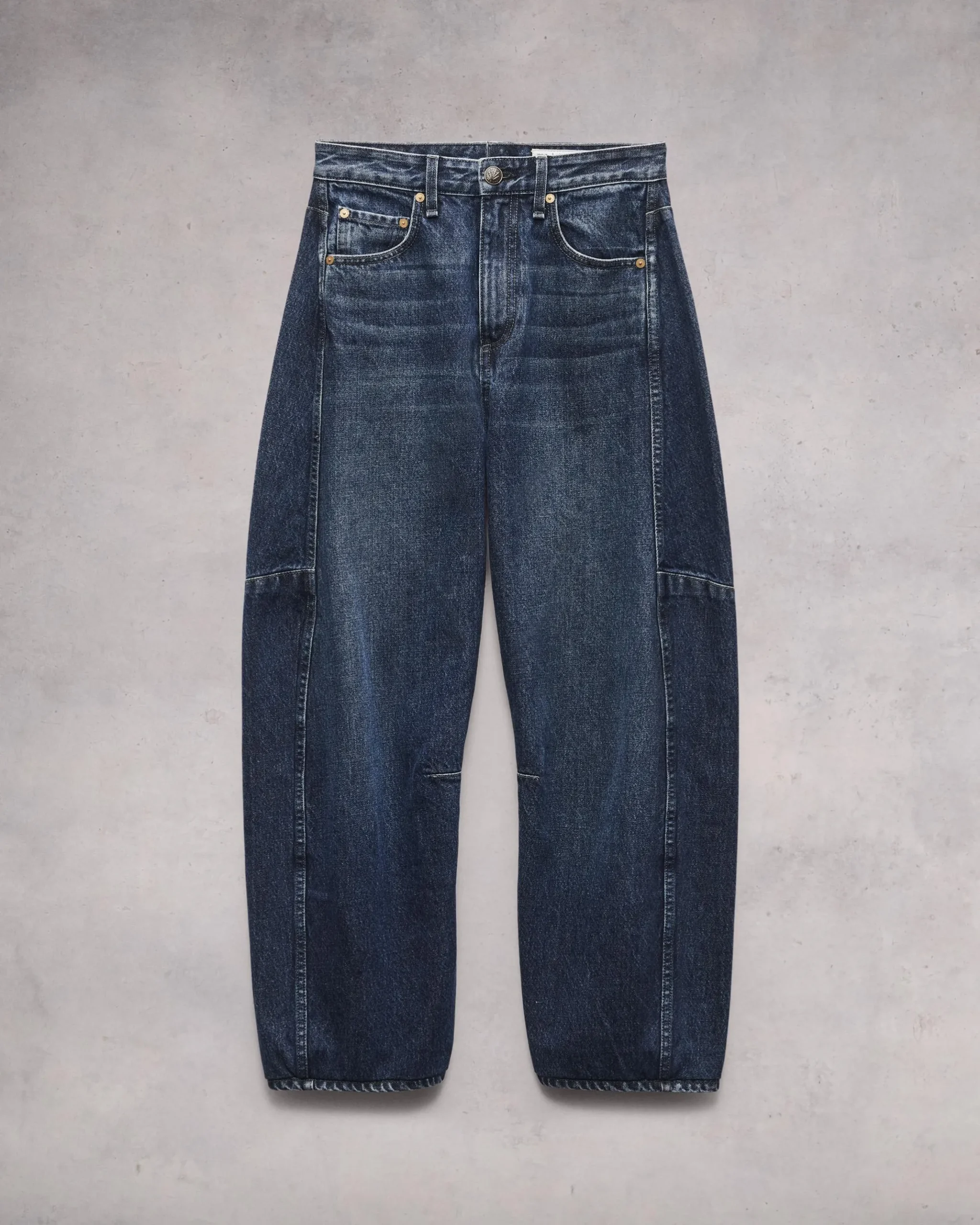 rag & bone Charlie Ankle Barrel-Leg Jean Teo Best Sale