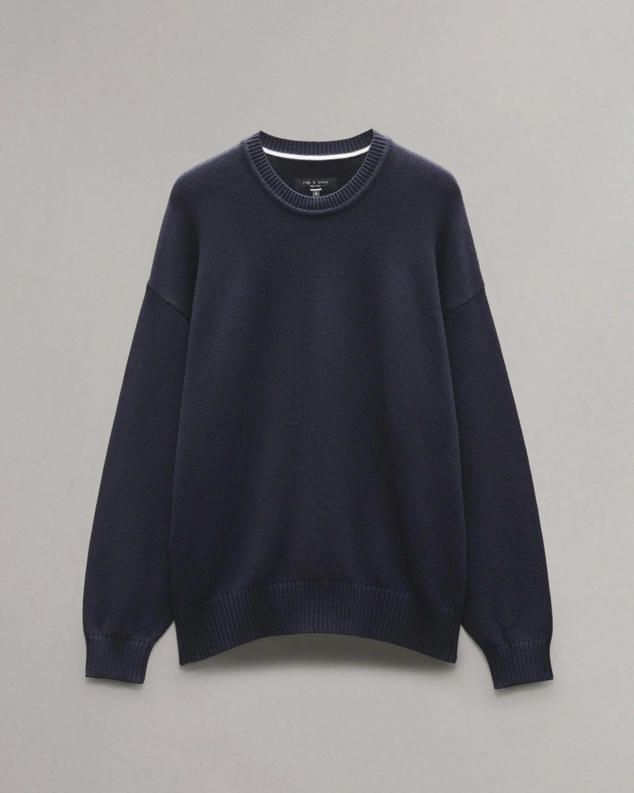 rag & bone Clarkson Relaxed Fit Cotton Sweater Salute Store