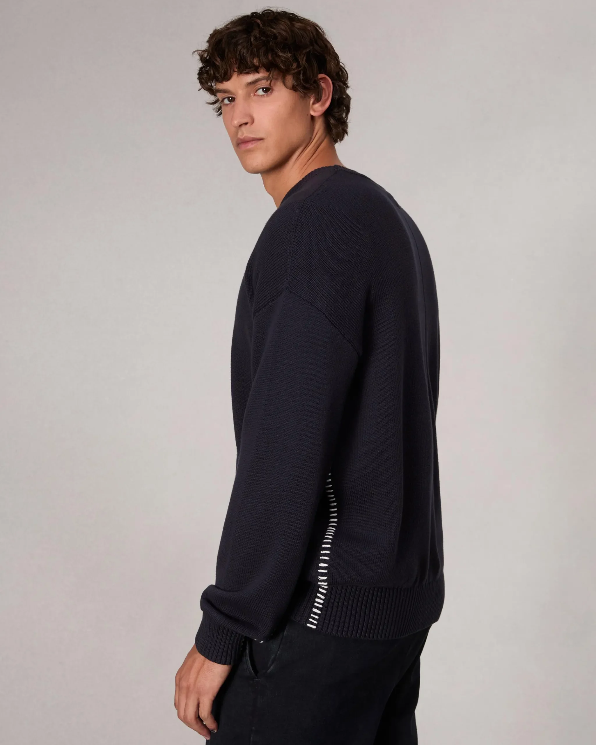 rag & bone Clarkson Relaxed Fit Cotton Sweater Salute Store