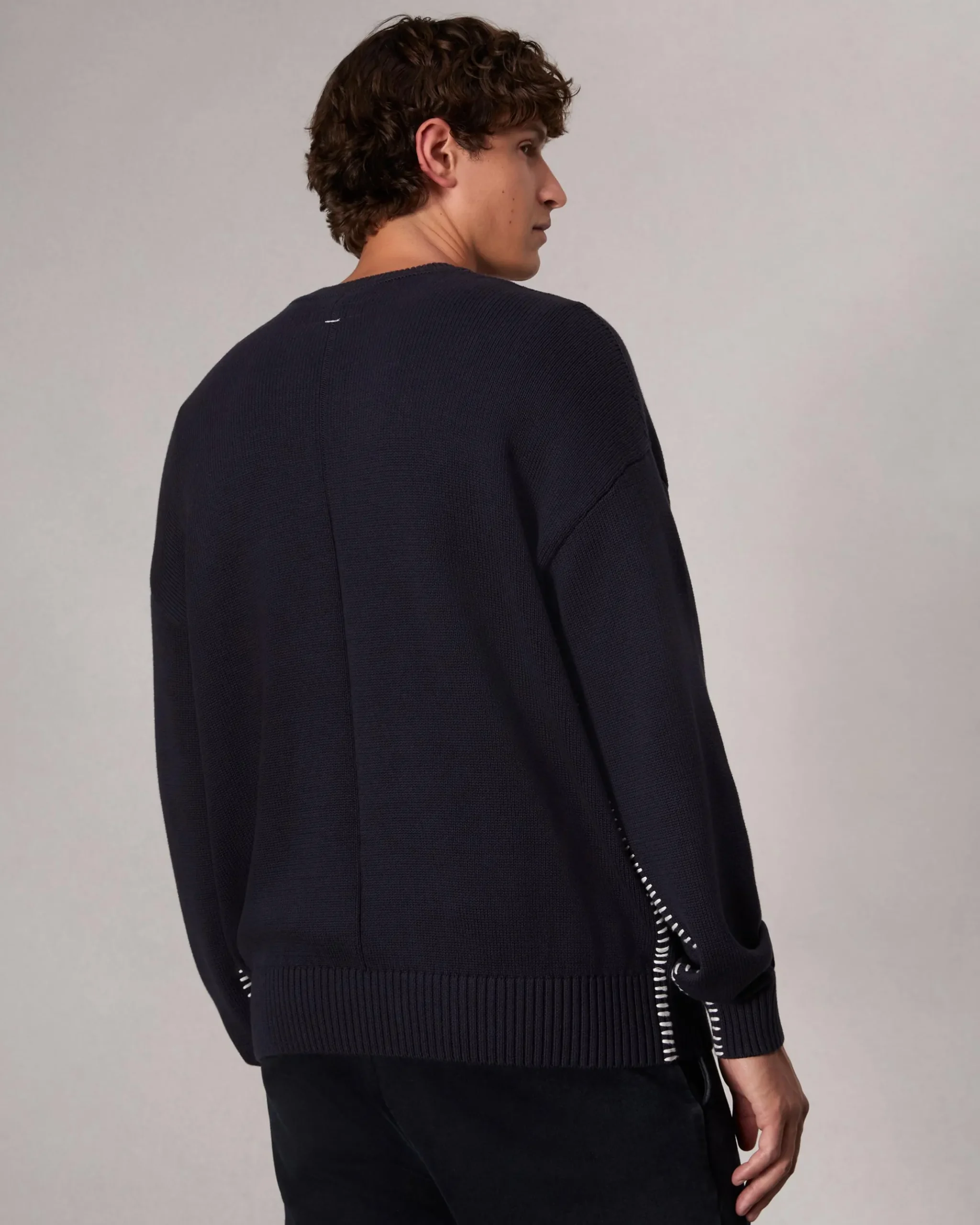 rag & bone Clarkson Relaxed Fit Cotton Sweater Salute Store