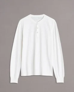 rag & bone Classic Flame Henley White Online