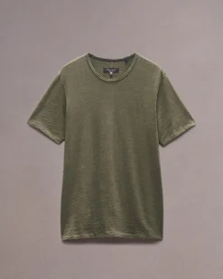 rag & bone Classic Flame T-Shirt Forest Green Fashion