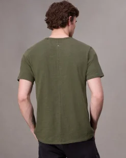 rag & bone Classic Flame T-Shirt Forest Green Fashion