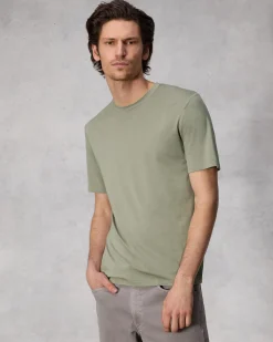 rag & bone Classic Tech Jersey Tee Faded Army Cheap