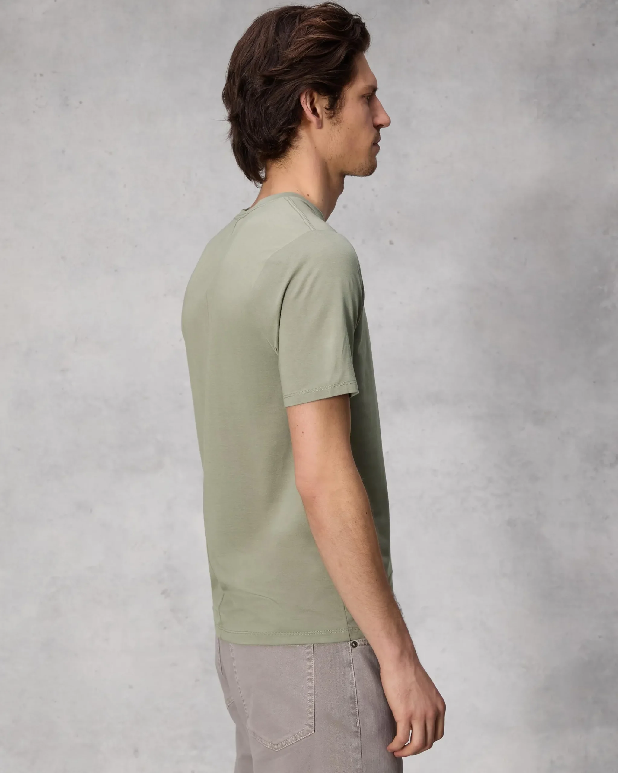 rag & bone Classic Tech Jersey Tee Faded Army Cheap