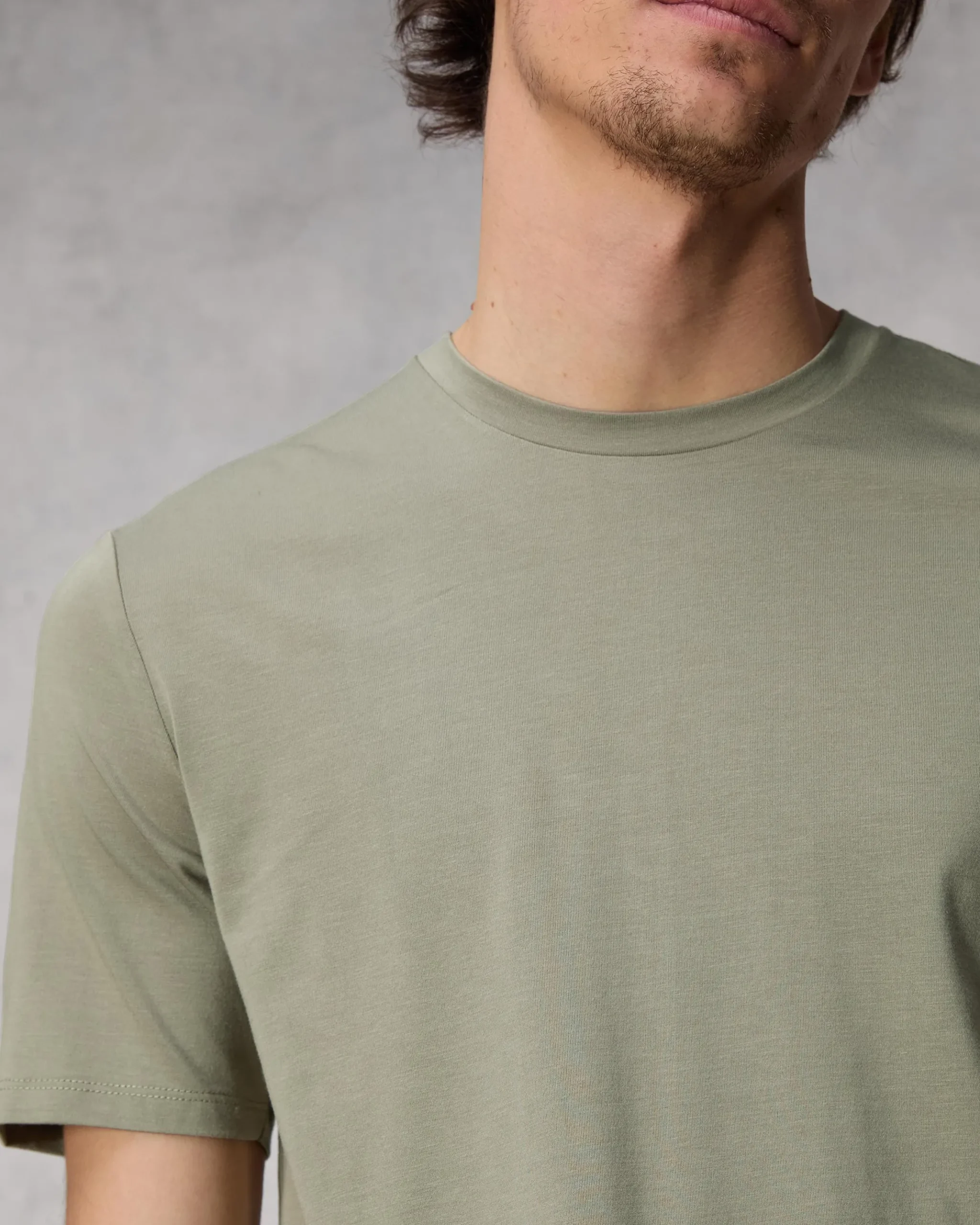 rag & bone Classic Tech Jersey Tee Faded Army Cheap