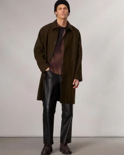 rag & bone Dalton Printed Shirt Brown Gradient New