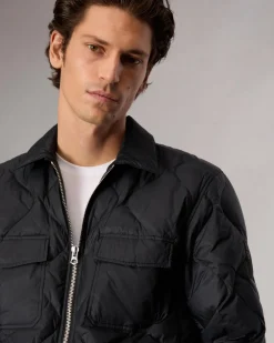 rag & bone Dane Down Shirt Jacket Jet Black Online