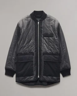 rag & bone Delta Liner Jacket Washed Black Fashion