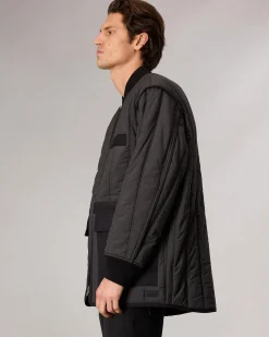 rag & bone Delta Liner Jacket Washed Black Fashion