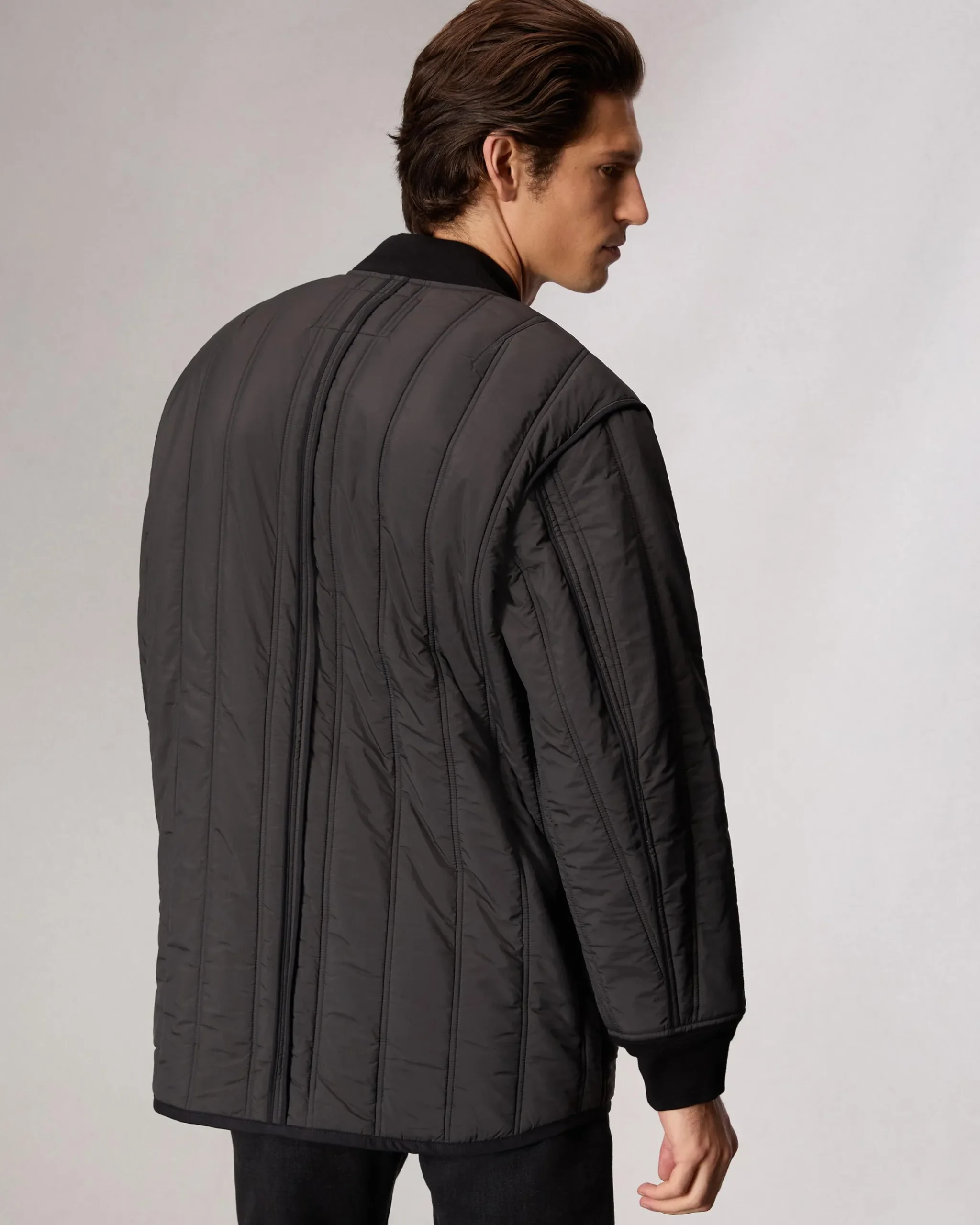rag & bone Delta Liner Jacket Washed Black Fashion