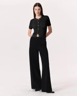 rag & bone Dina Cotton-Blend Cardigan Black Shop