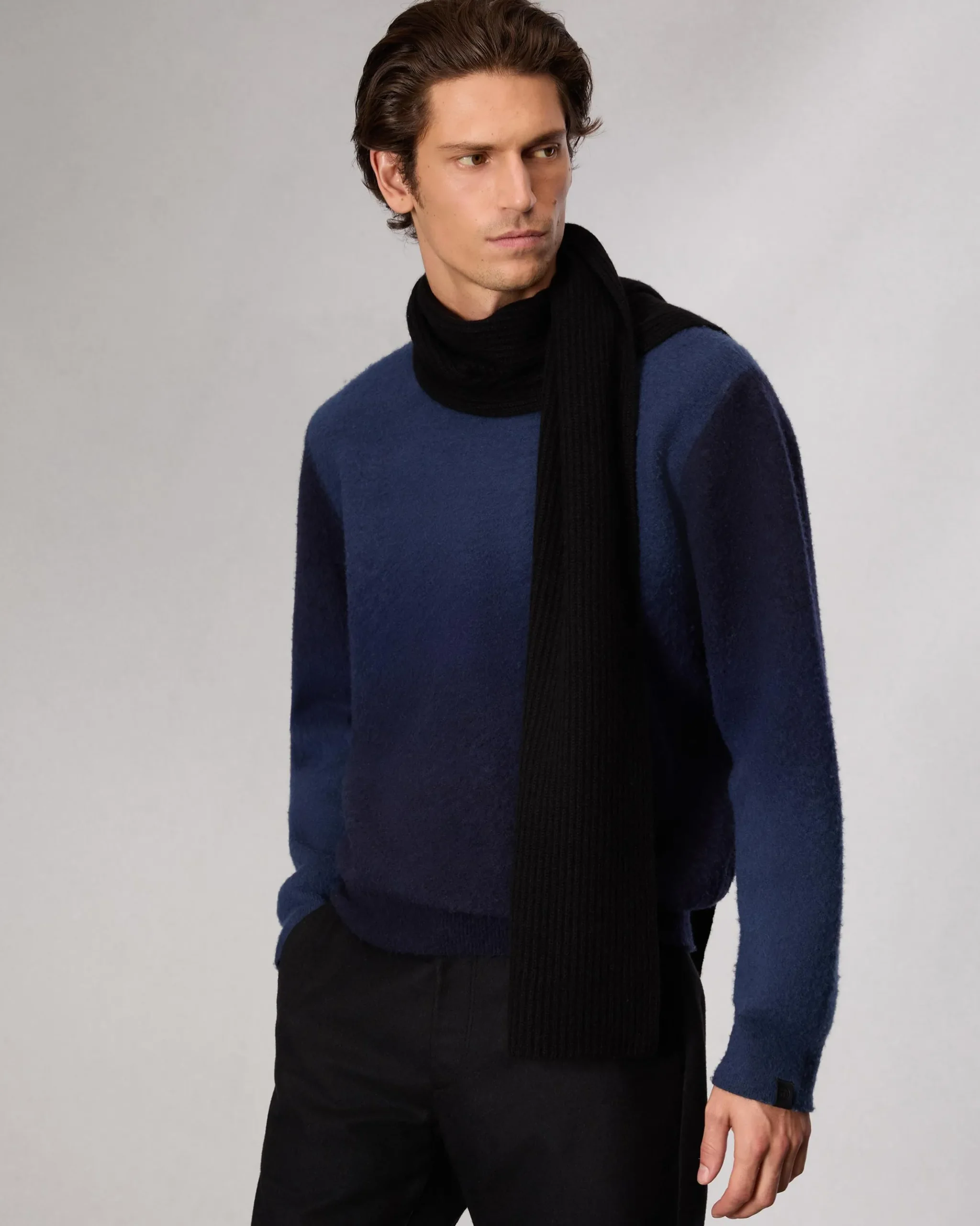 rag & bone Downing Cashmere Scarf Black Sale