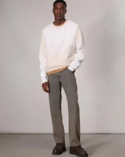 rag & bone Downing Crewneck Sweater Ivory Multi Clearance