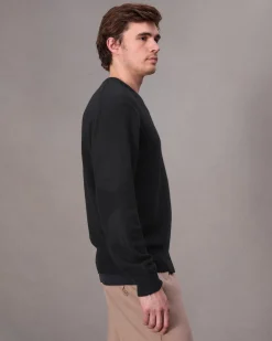 rag & bone Downing Relaxed Fit Cashmere Sweater Black Cheap