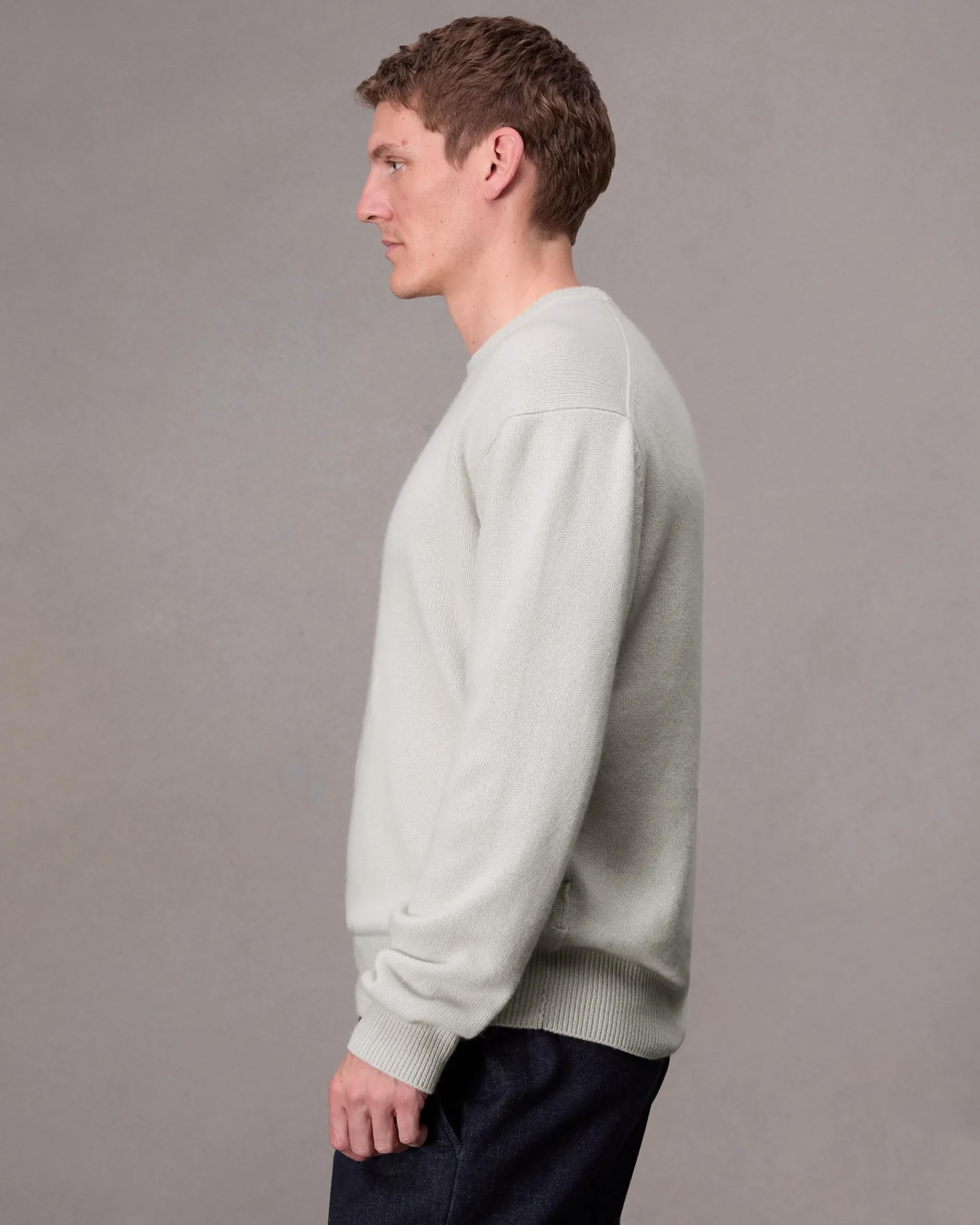 rag & bone Downing Relaxed Fit Cashmere Sweater Ivory Flash Sale