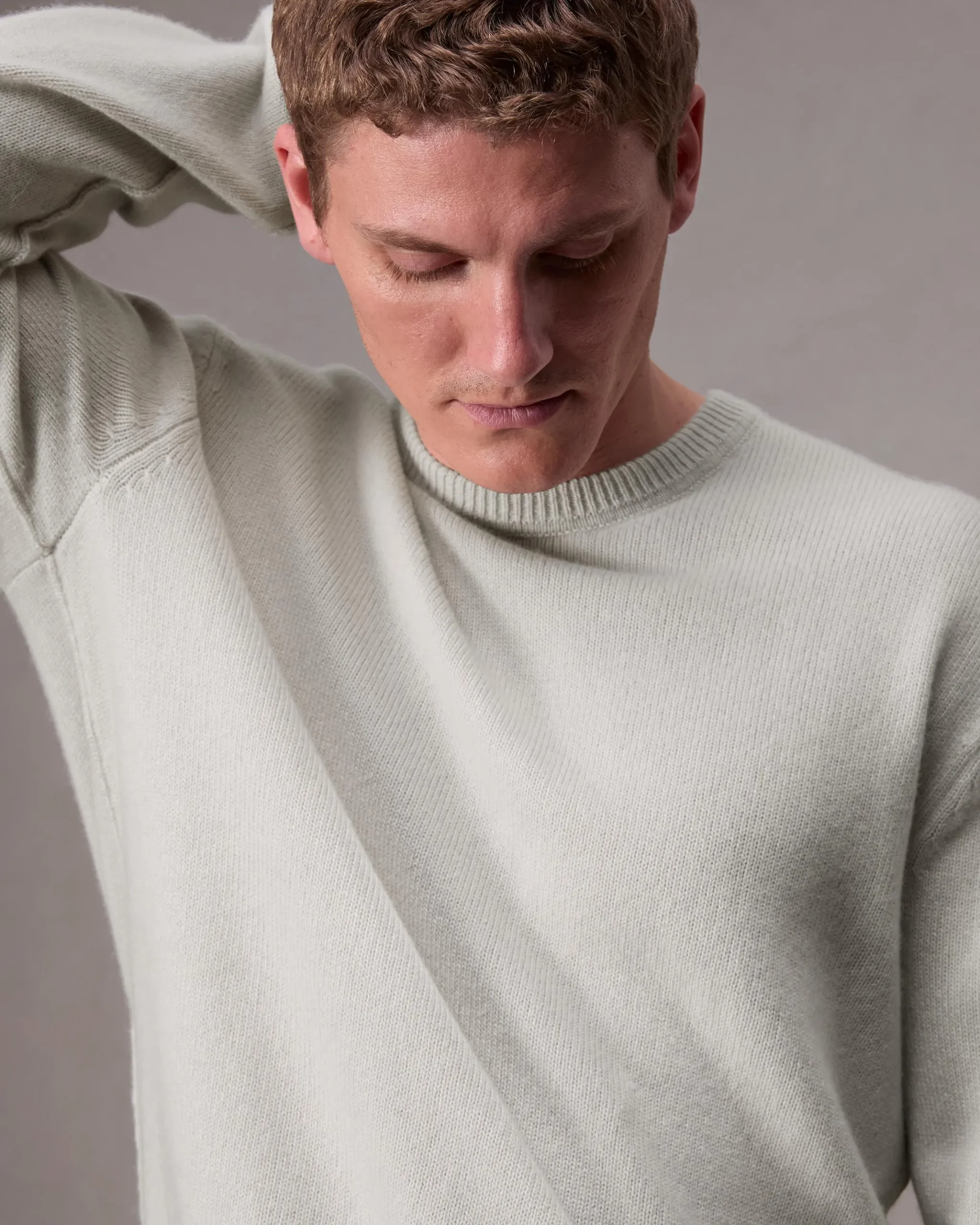rag & bone Downing Relaxed Fit Cashmere Sweater Ivory Flash Sale