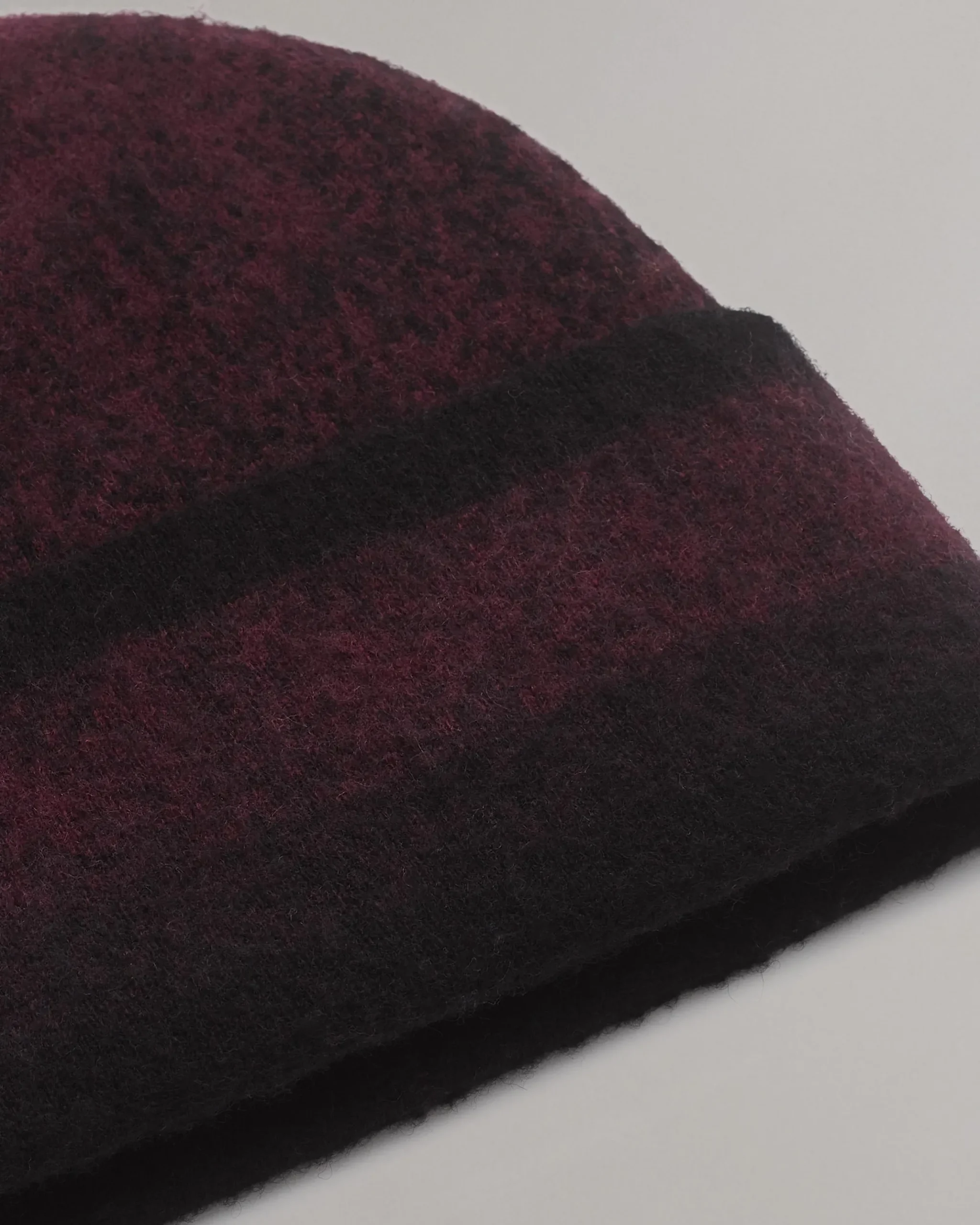 rag & bone Downing Wool-Blend Beanie Burgundy Multi Best Sale