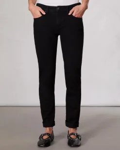 rag & bone Dre Slim Boyfriend Jean Black Outlet