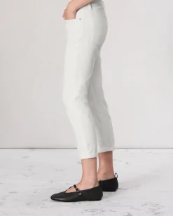 rag & bone Dre Slim Boyfriend Jean Optic White Fashion