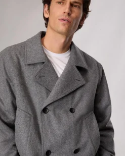 rag & bone Eddy Wool-Blend Jacket Mid Charcoal Sale