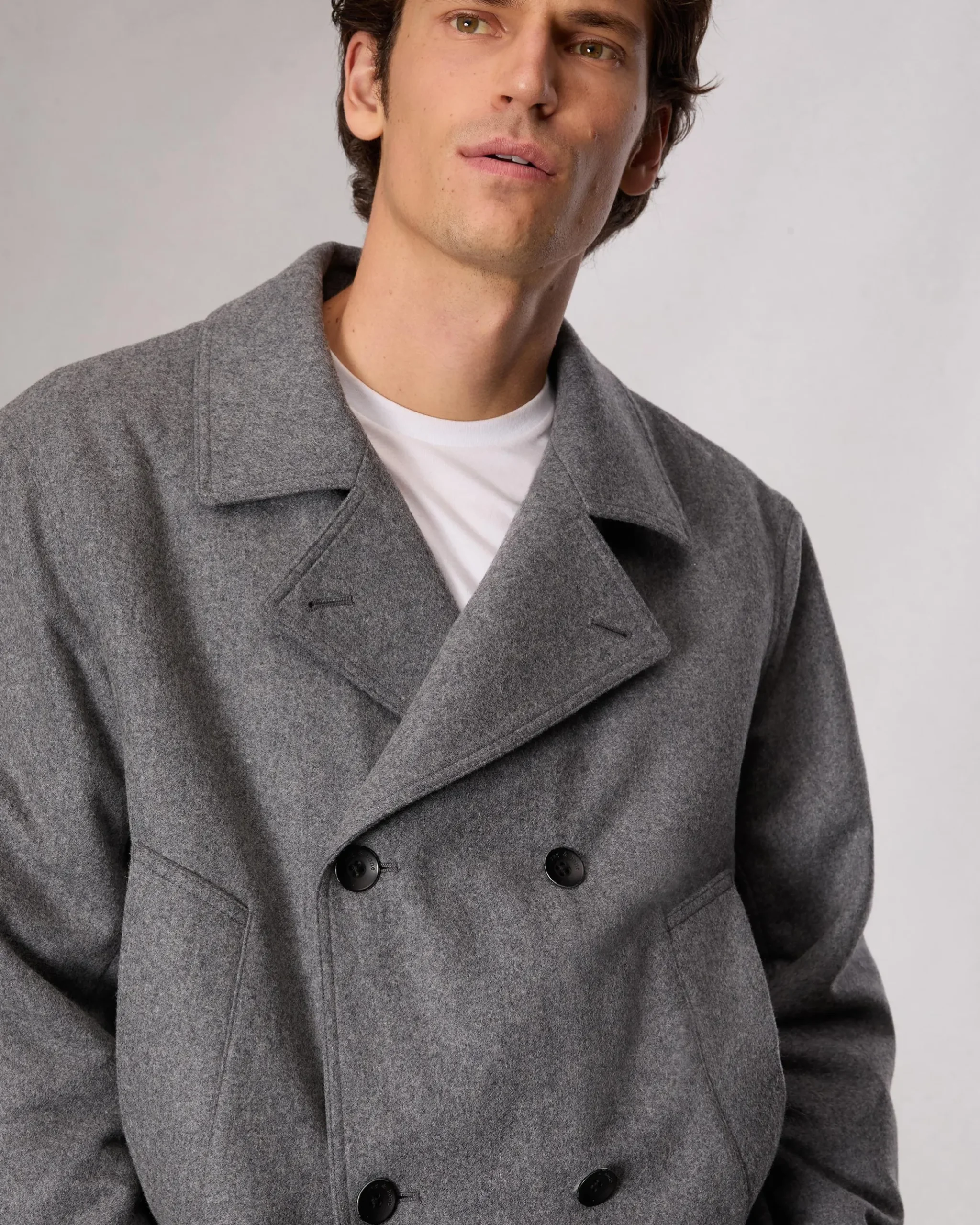 rag & bone Eddy Wool-Blend Jacket Mid Charcoal Sale