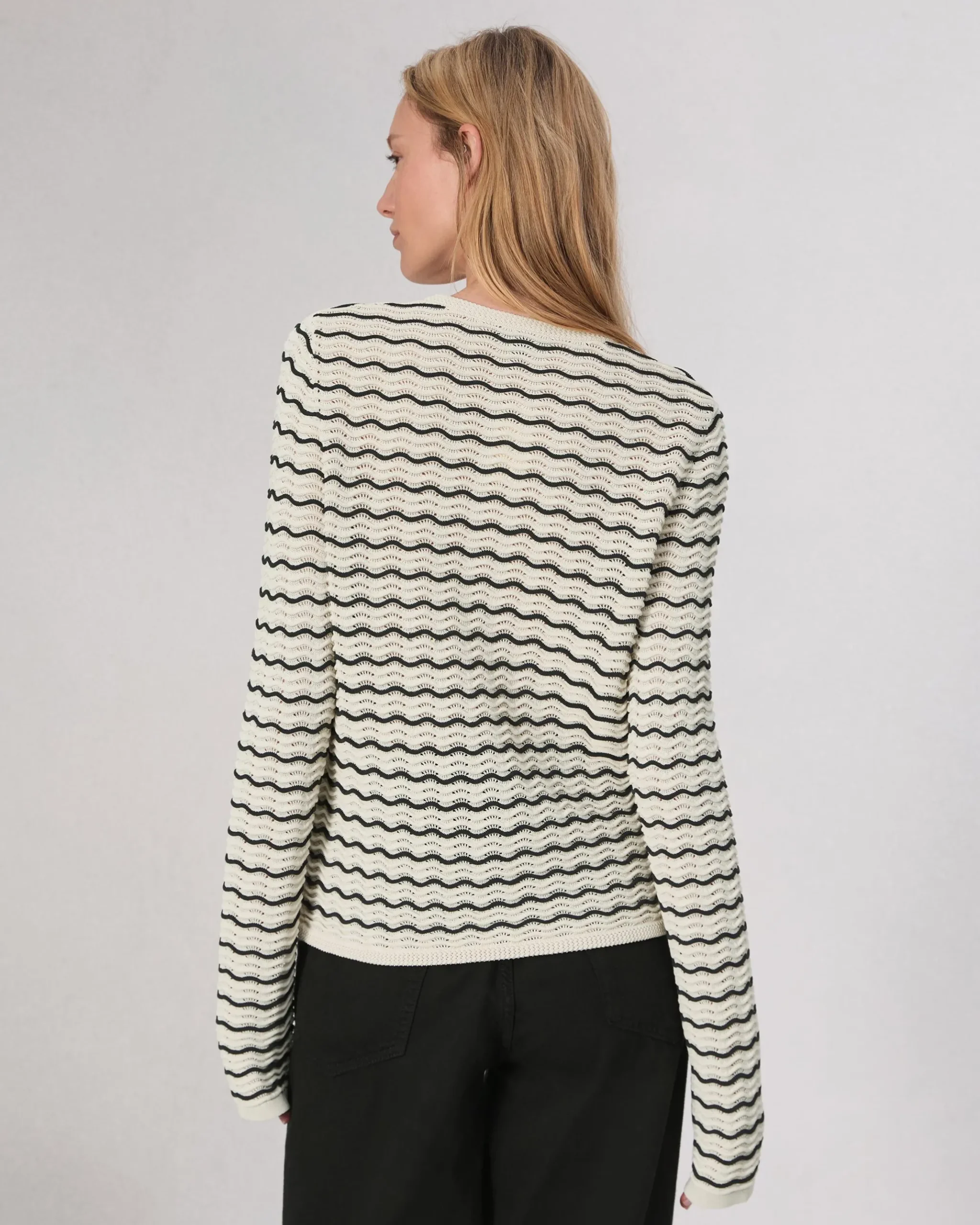 rag & bone Elisa Cotton Cardigan Turtledove Best