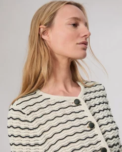 rag & bone Elisa Cotton Cardigan Turtledove Best